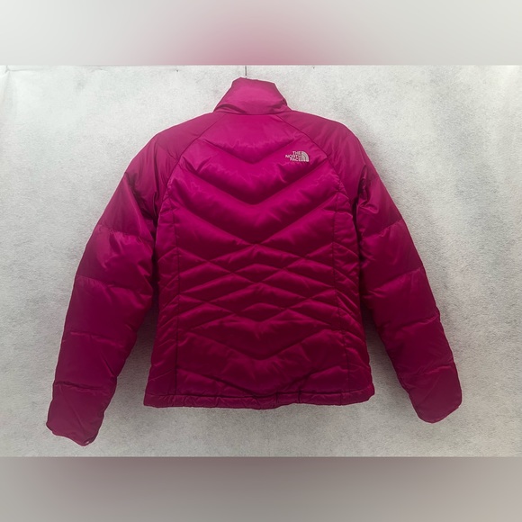 Women’s NorthFace 550 Chevron Puffer Jacket- Pink-‎ Size Small G16 - Picture 2 of 10